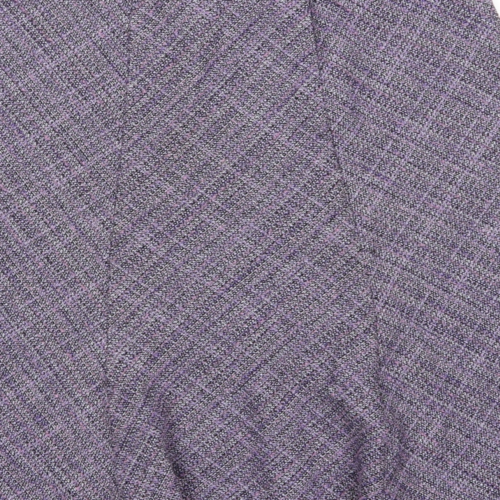 Honor Milburn Womens Purple  Polyester A-Line Skirt Size 12