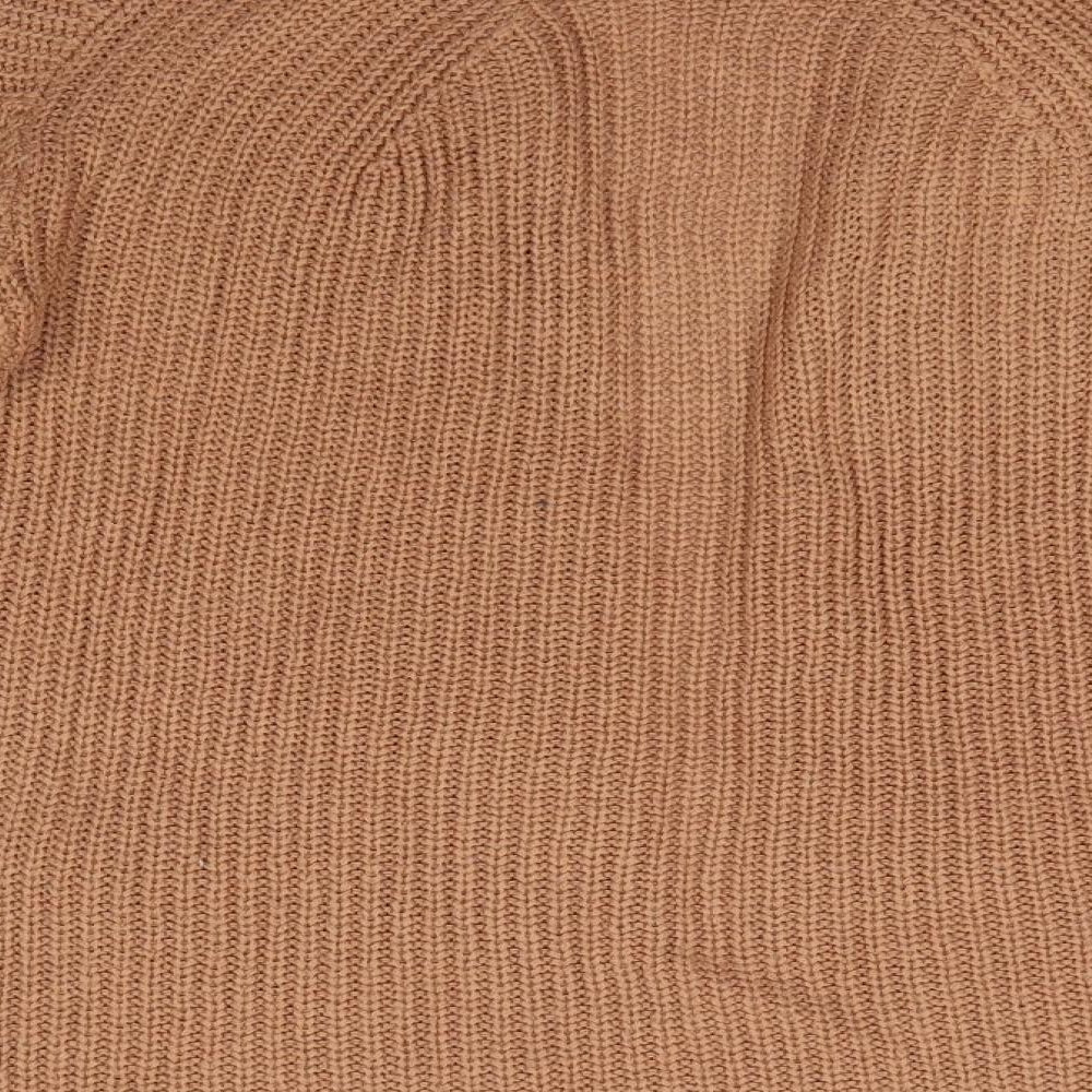 Pimkie Womens Brown V-Neck  Acrylic Cardigan Jumper Size XS