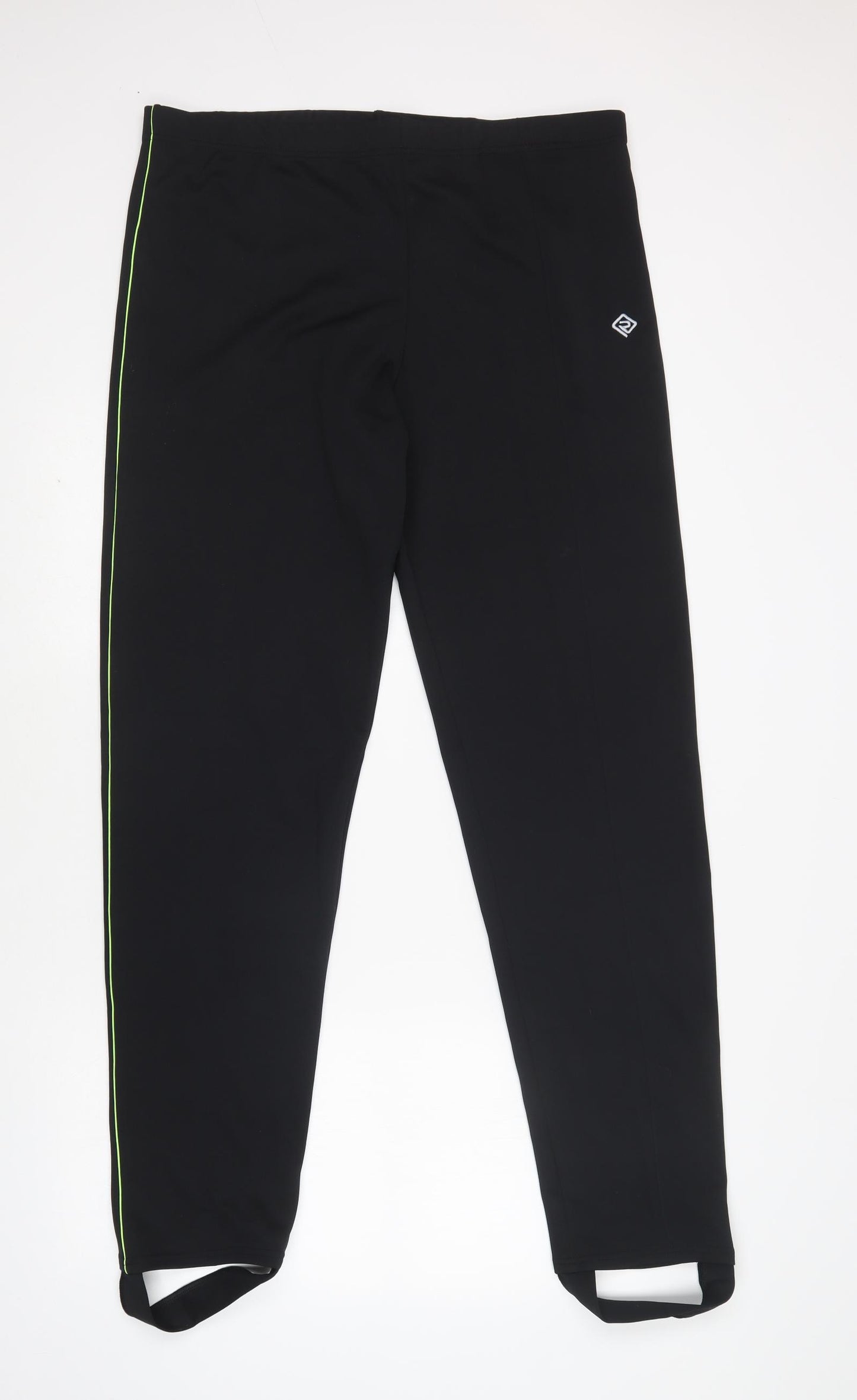 Ronhill Womens Black  Polyester Jogger Trousers Size XL L34 in Regular