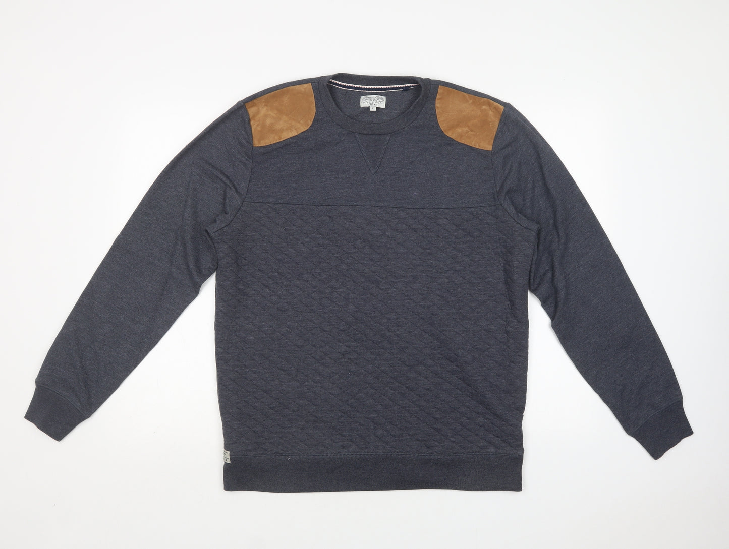 NEXT Mens Grey  Polyester Pullover Sweatshirt Size L