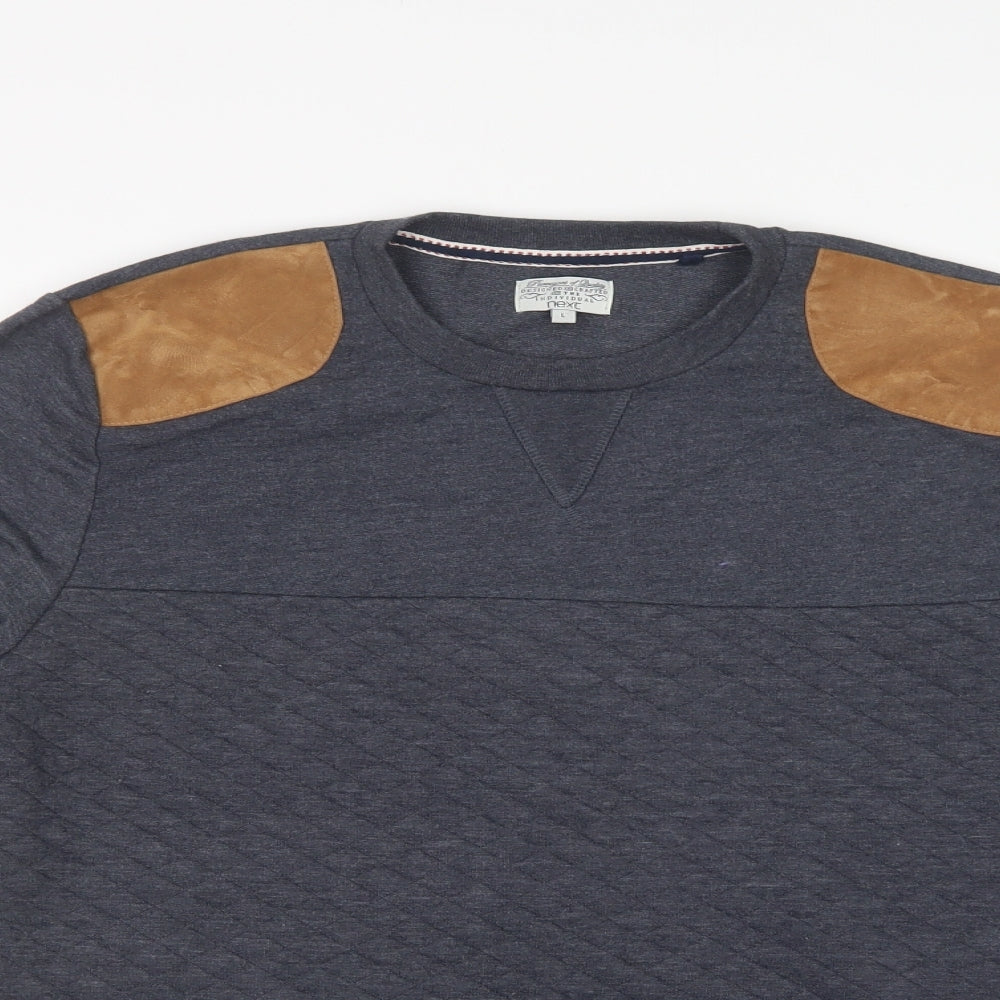 NEXT Mens Grey  Polyester Pullover Sweatshirt Size L