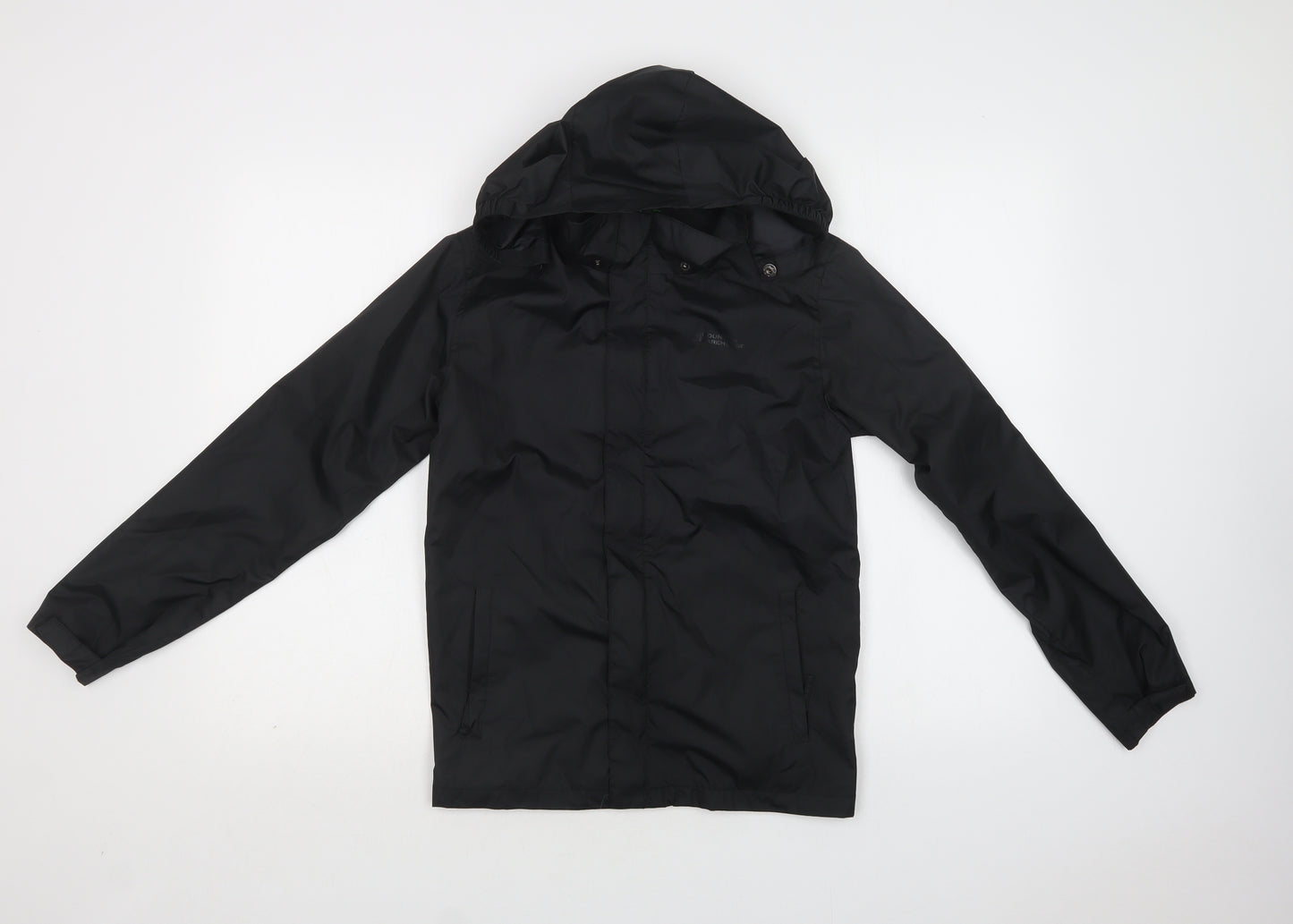 Mountain Warehouse Girls Black   Windbreaker Jacket Size 11-12 Years  Zip