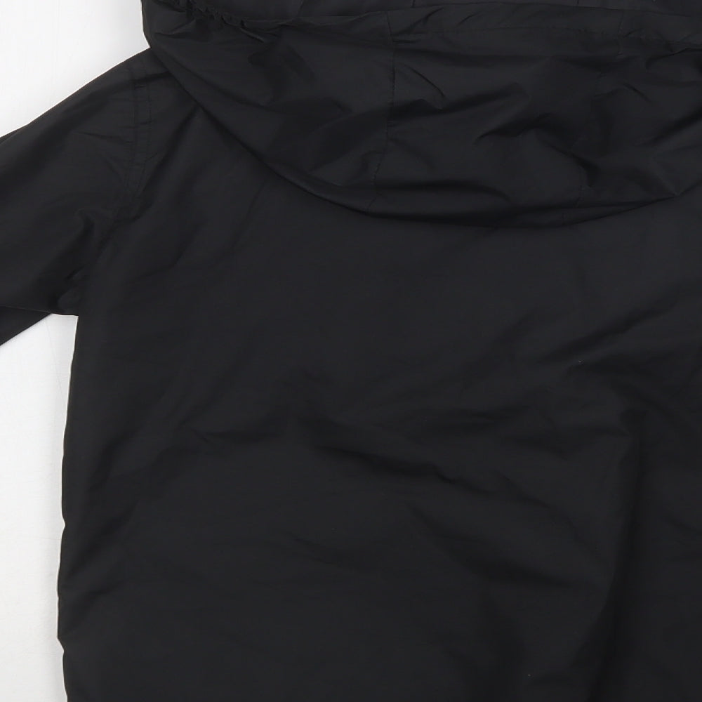 Mountain Warehouse Girls Black   Windbreaker Jacket Size 11-12 Years  Zip