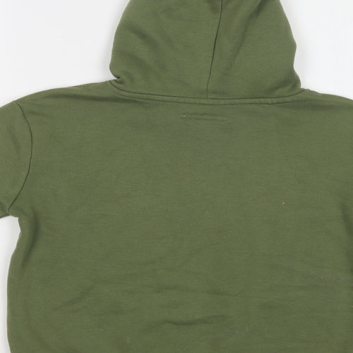 Primark Boys Green  Polyester Pullover Hoodie Size 9-10 Years   - Believe