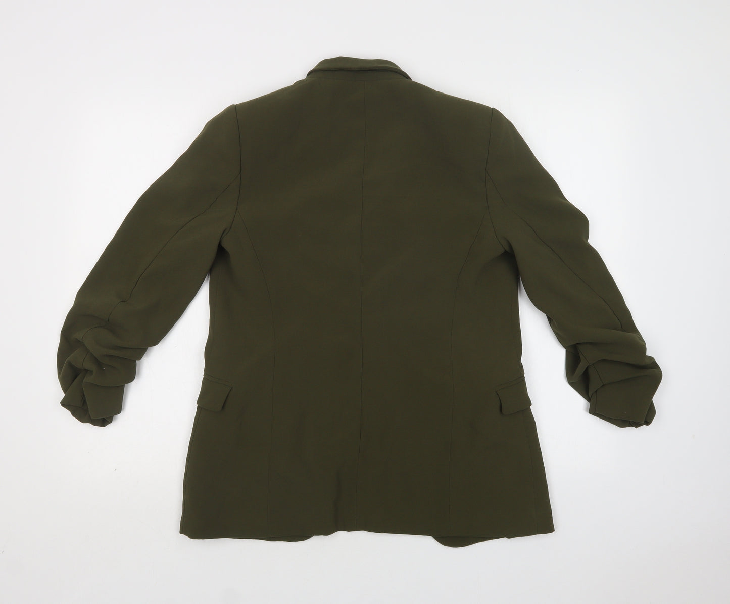 M&S Womens Green   Jacket Blazer Size 8