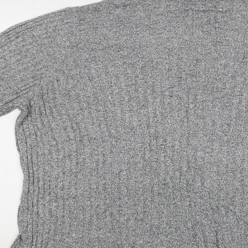 NEXT Womens Grey Crew Neck  Viscose Pullover Jumper Size XL