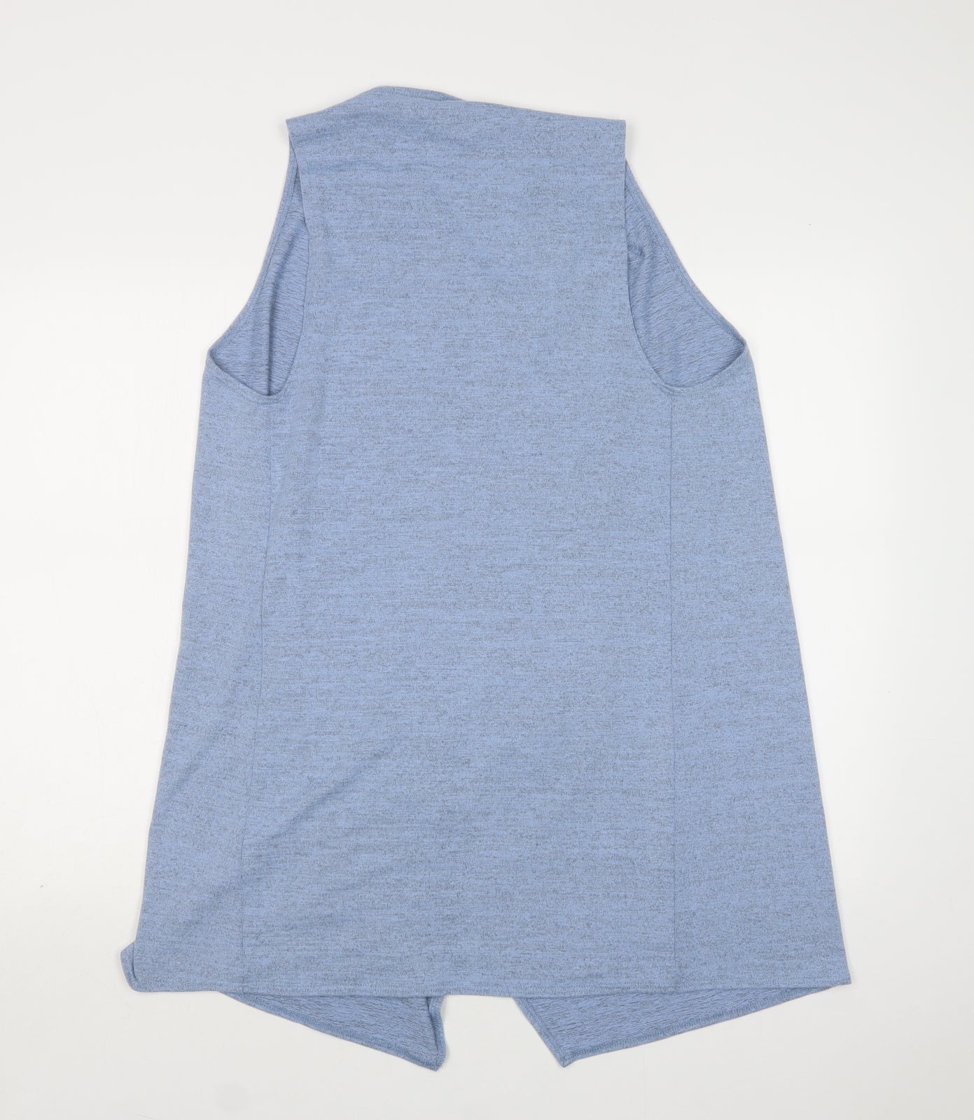 Kim & Co Womens Blue V-Neck  Polyester Cardigan Jumper Size M