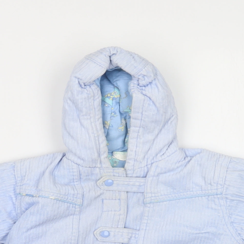 Baby Days Baby Blue   Basic Jacket Jacket Size 9-12 Months   Snap