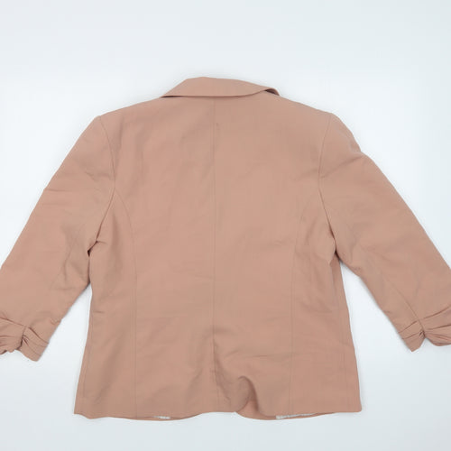 Primark Womens Pink   Jacket Blazer Size 18  Button