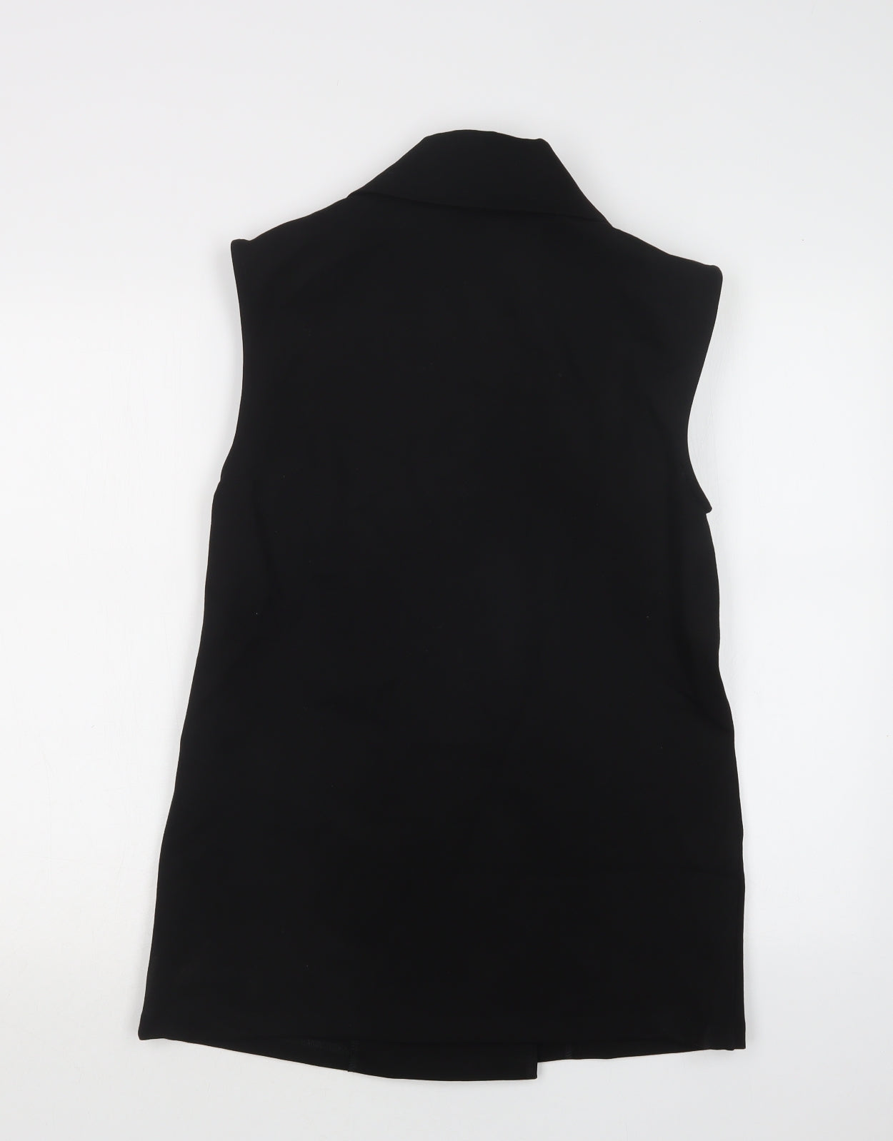 Primark Womens Black   Jacket Waistcoat Size 10  Button