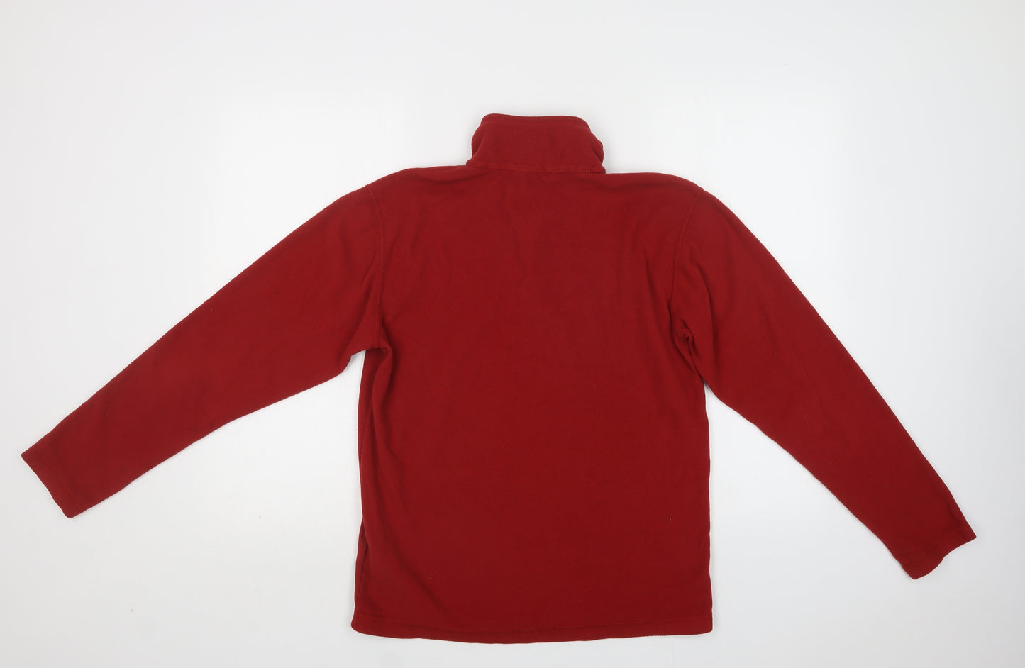 The North Face Mens Red  Polyester Henley Sweatshirt Size S