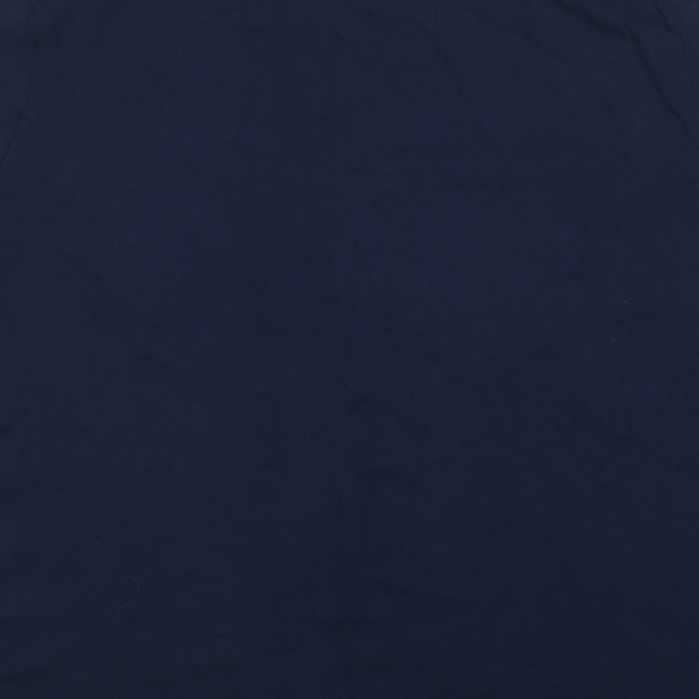 Jacamo Mens Blue  Cotton  T-Shirt Size 3XL Crew Neck