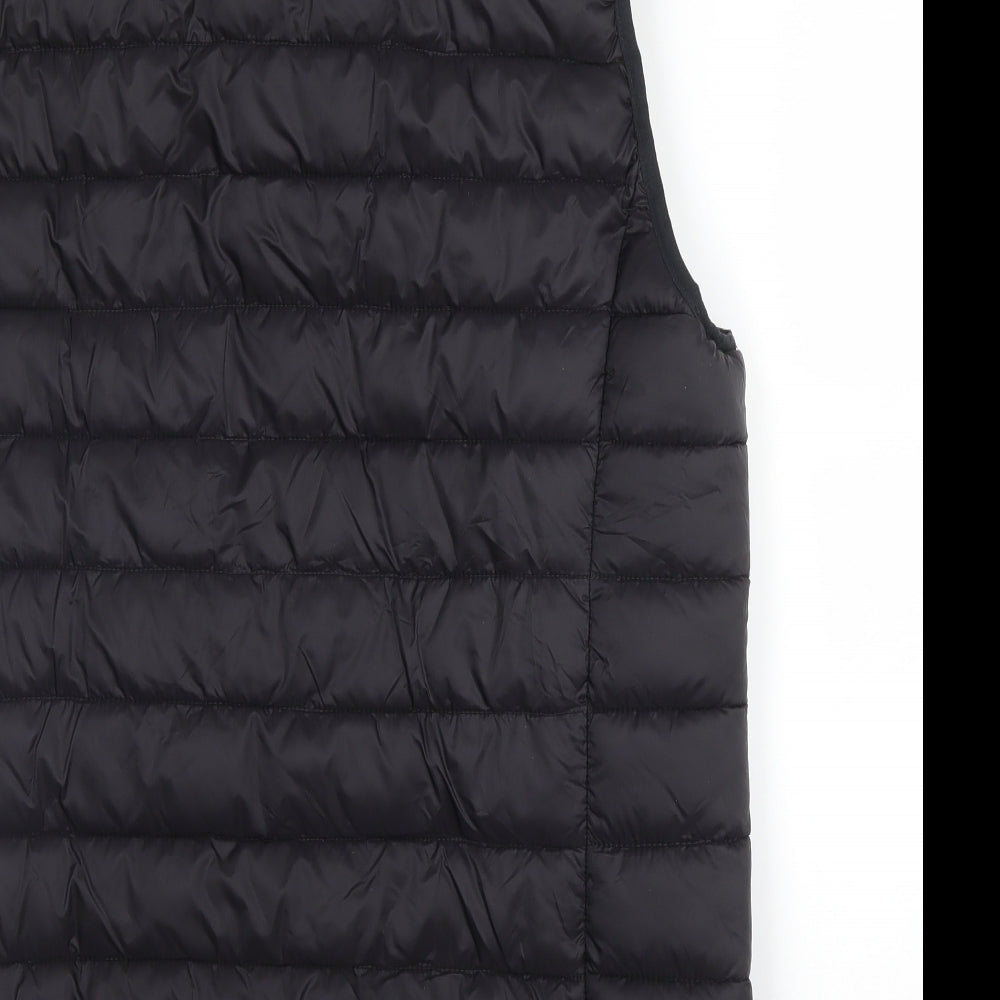 Primark Mens Black   Gilet Coat Size L  Zip
