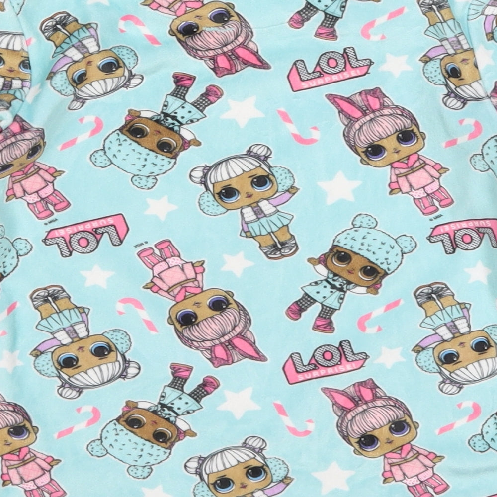 George Girls Blue Solid Polyester Top Pyjama Top Size 5-6 Years  Pullover - LOL Surprise