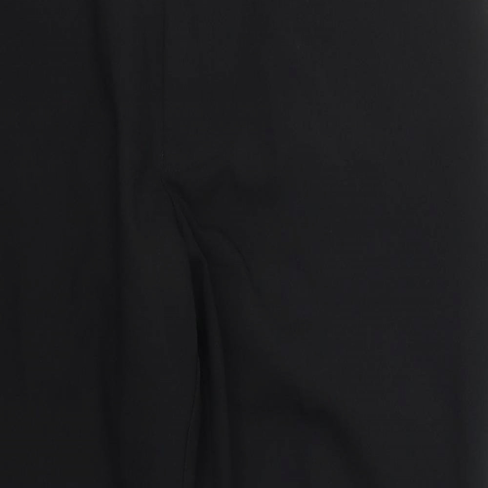 NEXT Mens Black  Polyester Trousers  Size 36 L27 in Regular Button