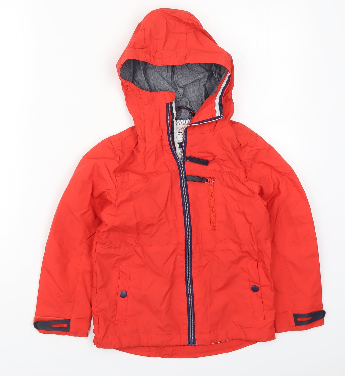 NEXT Boys Red   Basic Coat Coat Size 6 Years  Zip