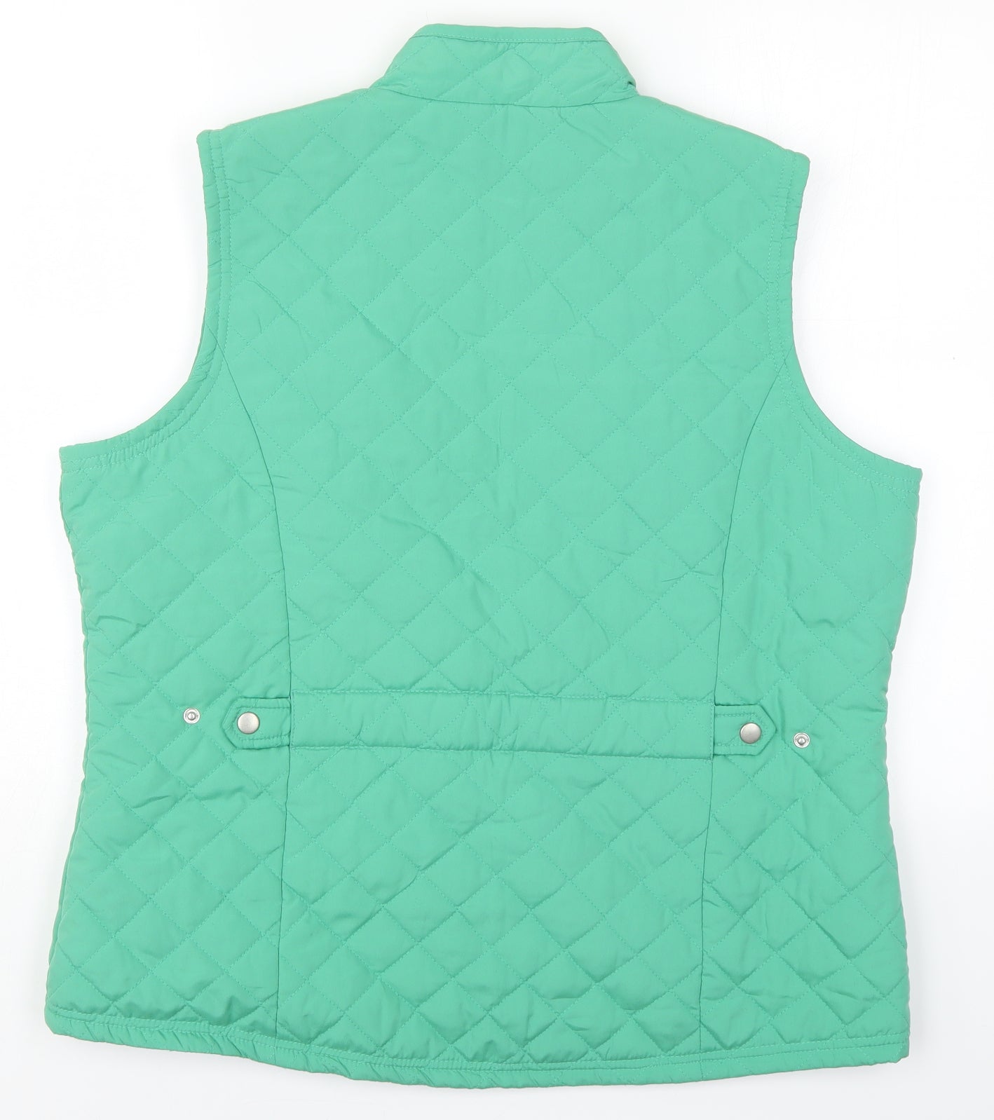 Tulcan Womens Green   Gilet Coat Size L  Zip