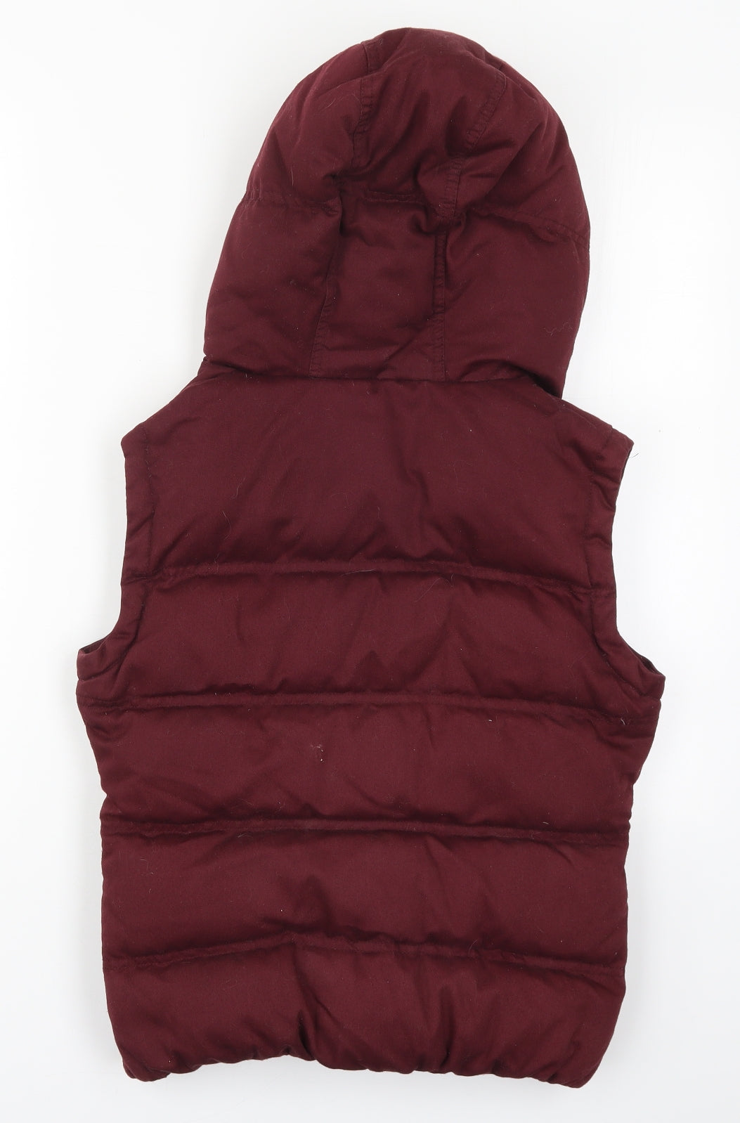 Jack Wills Womens Red   Gilet Coat Size 8  Button