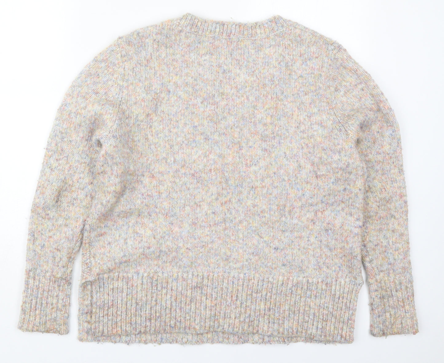 Monsoon Womens Multicoloured Round Neck  Acrylic Pullover Jumper Size M