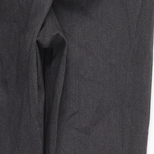 Old Navy Womens Grey  Cotton Trousers  Size 10 L26 in Regular Hook & Eye