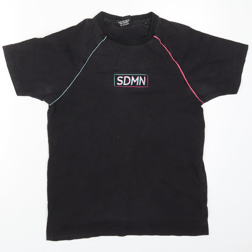 Sidemen Mens Black  Cotton  T-Shirt Size S Crew Neck
