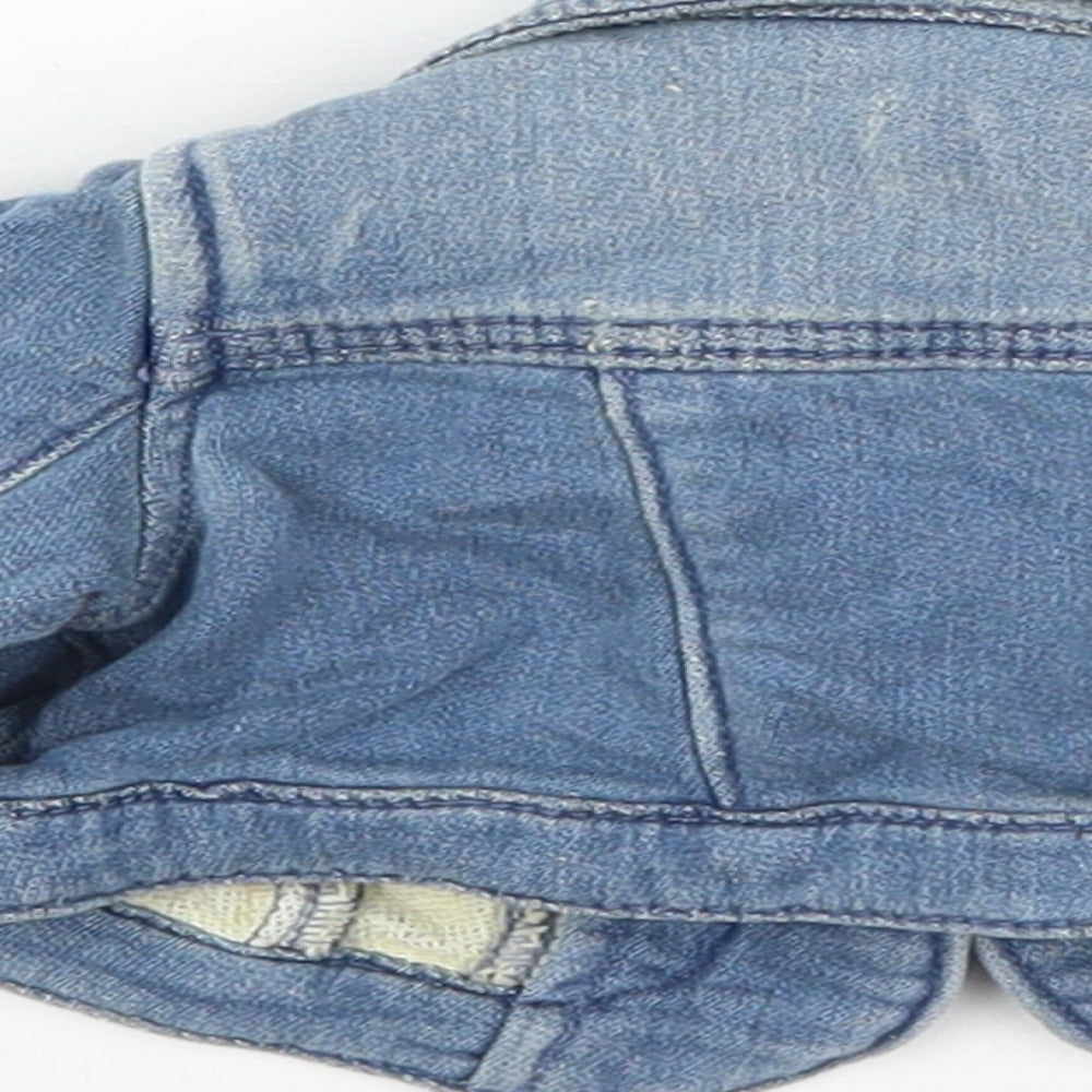 Gap Girls Blue   Jacket  Size 3-6 Months   Button