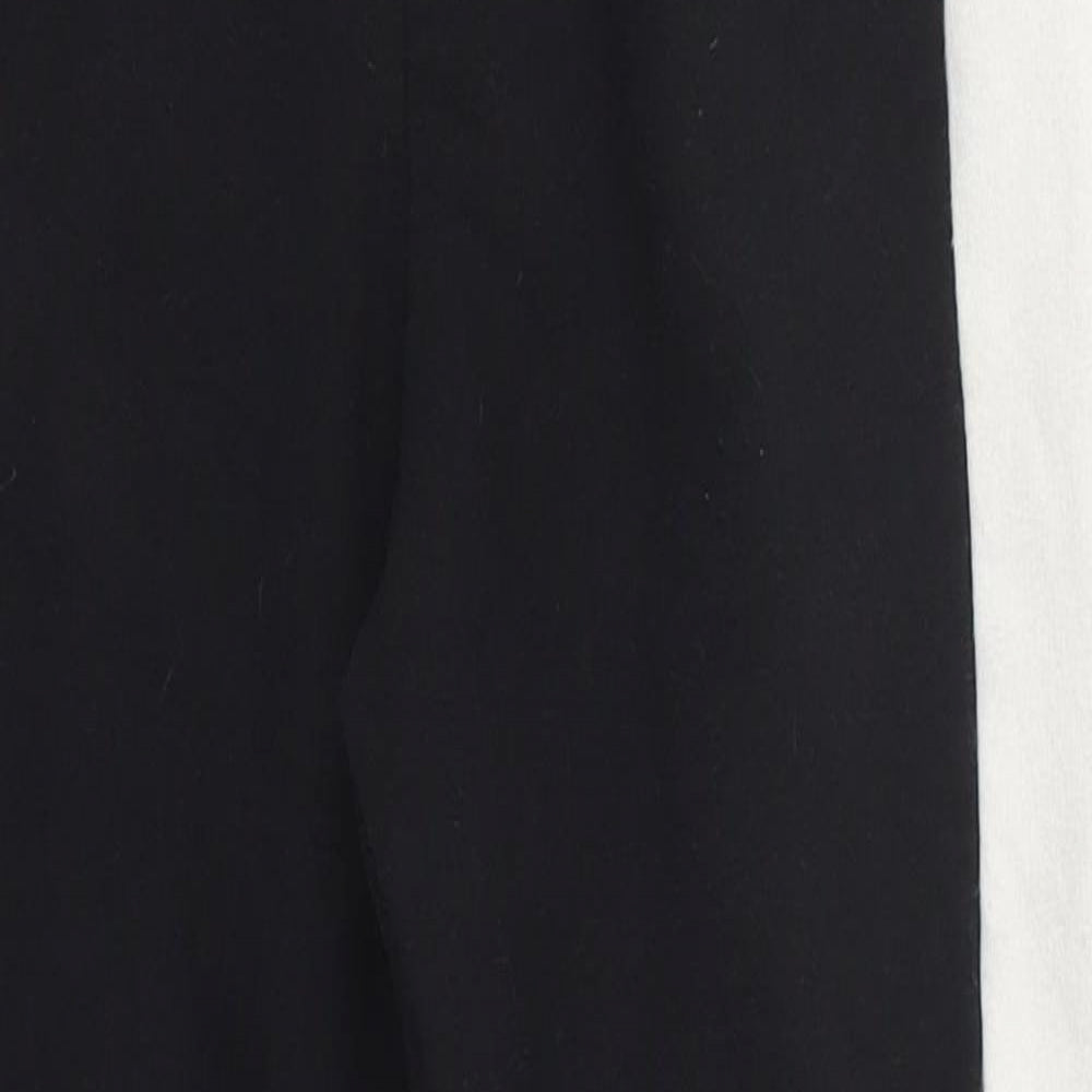 F&F Boys Black  Cotton Sweatpants Trousers Size 10-11 Years  Regular Drawstring - NASA Red