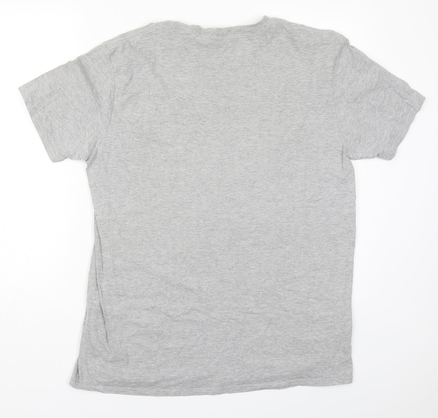 Marvel Mens Grey  Cotton  T-Shirt Size XL Crew Neck  - The Incredible Hulk