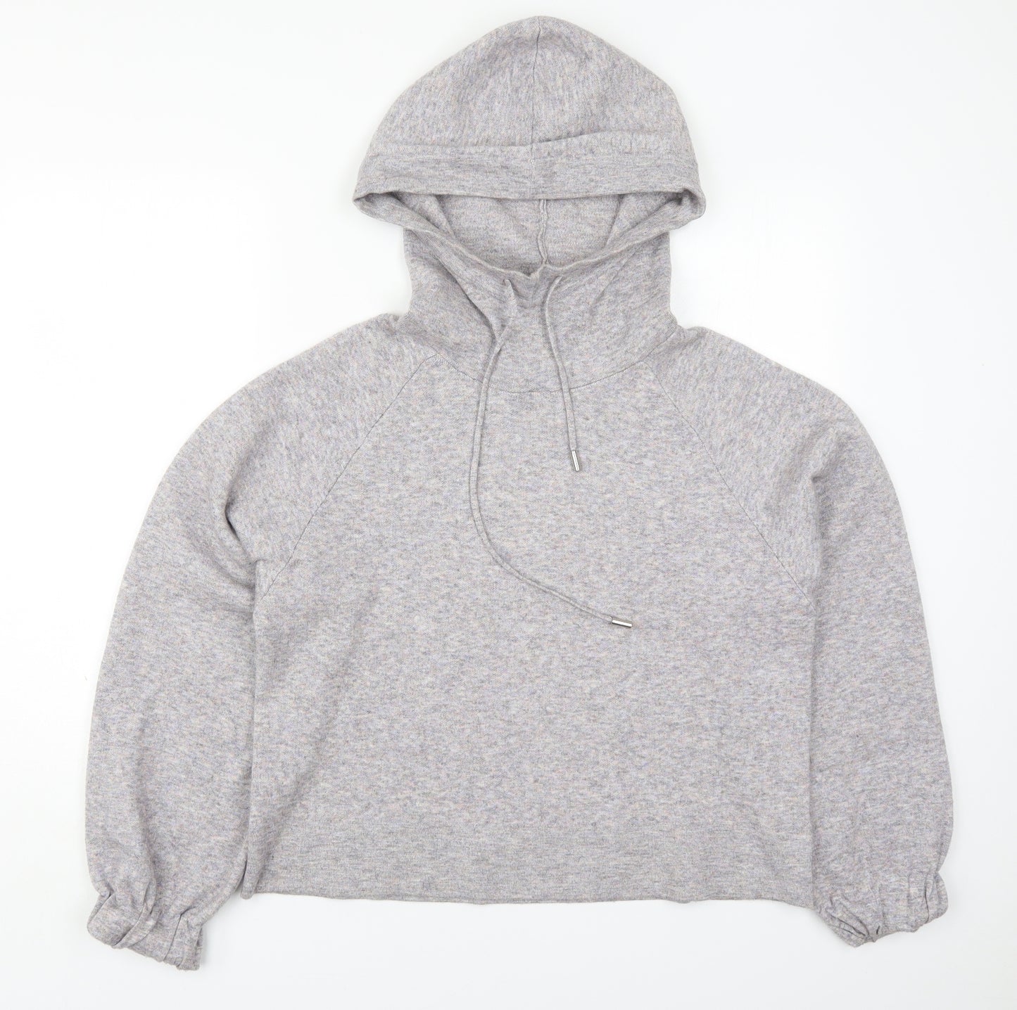 NEXT Womens Grey  Viscose Pullover Hoodie Size M  Pullover