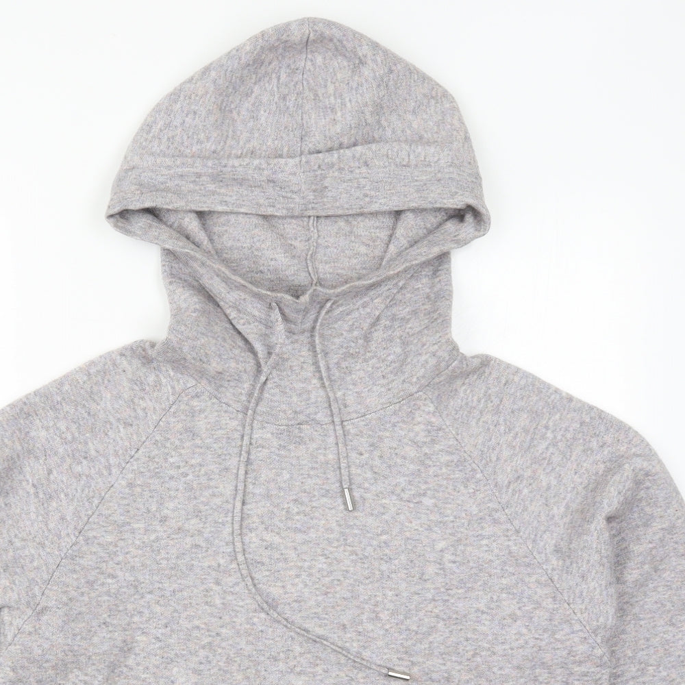 NEXT Womens Grey  Viscose Pullover Hoodie Size M  Pullover
