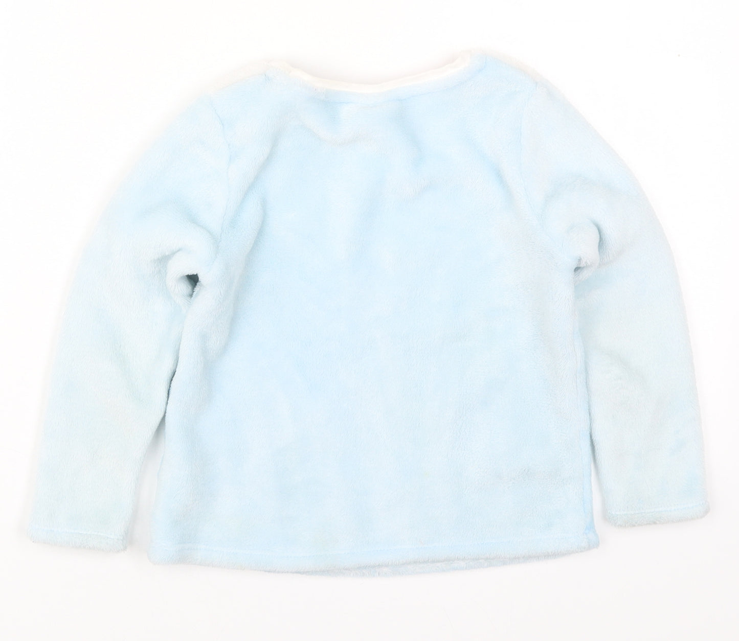 George Girls Blue Solid Polyester Top Pyjama Top Size 3-4 Years  Pullover - Peppa Pig Unicorn
