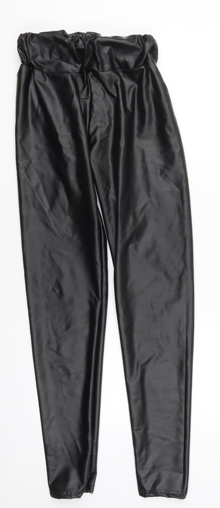 Preworn Womens Black  Polyester Carrot Leggings Size M L29 in