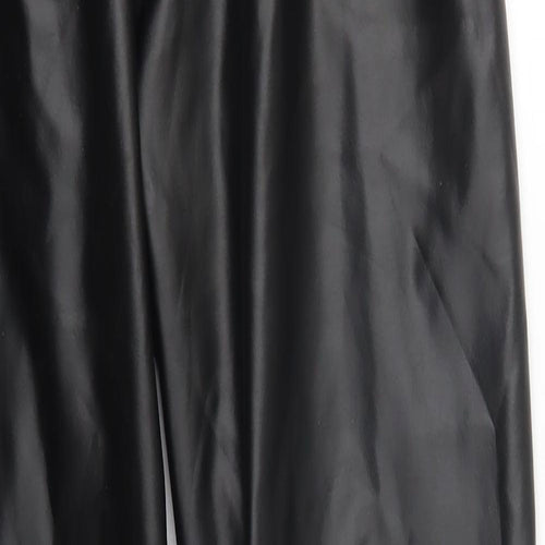 Preworn Womens Black  Polyester Carrot Leggings Size M L29 in