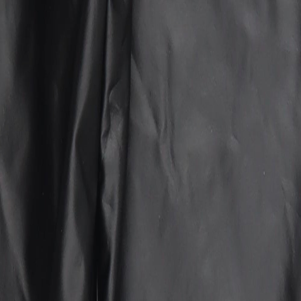 Preworn Womens Black  Polyester Carrot Leggings Size M L29 in