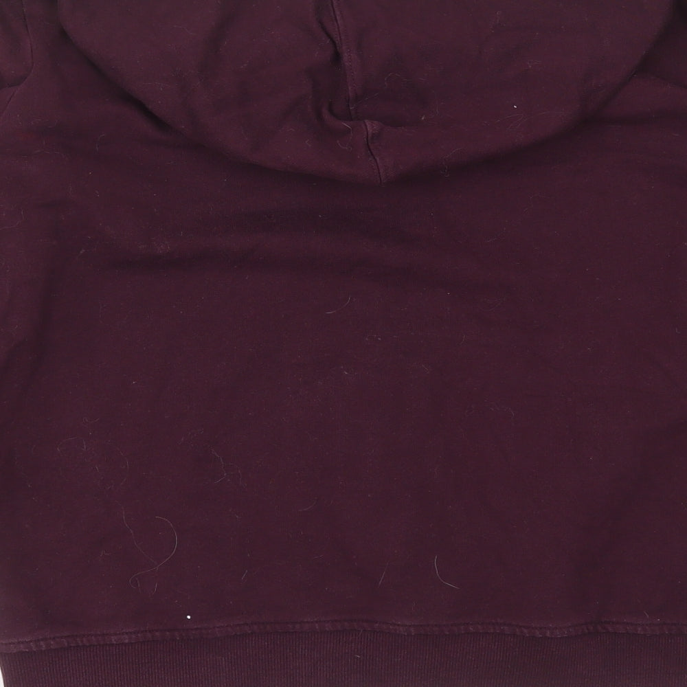 NEXT Mens Purple  Cotton Pullover Hoodie Size M
