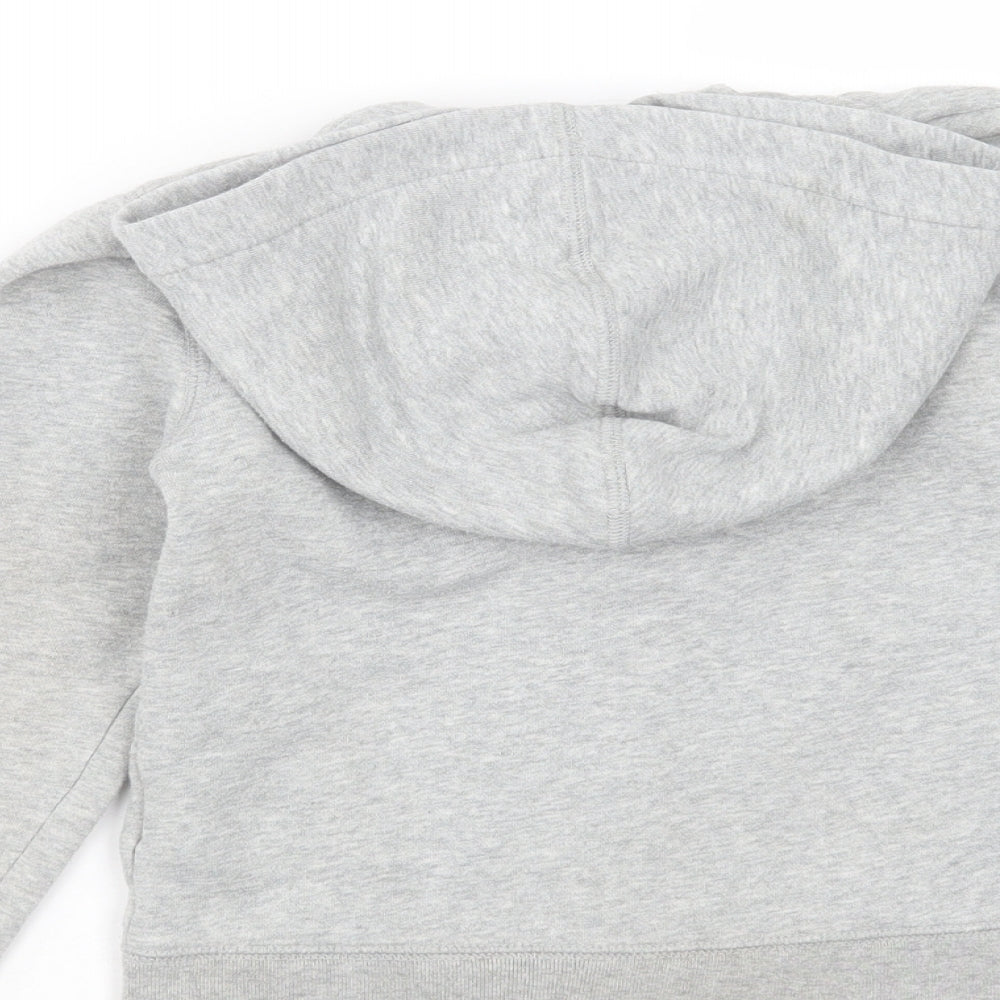 Gap kids Boys Grey  Cotton Pullover Hoodie Size 6-7 Years  Zip