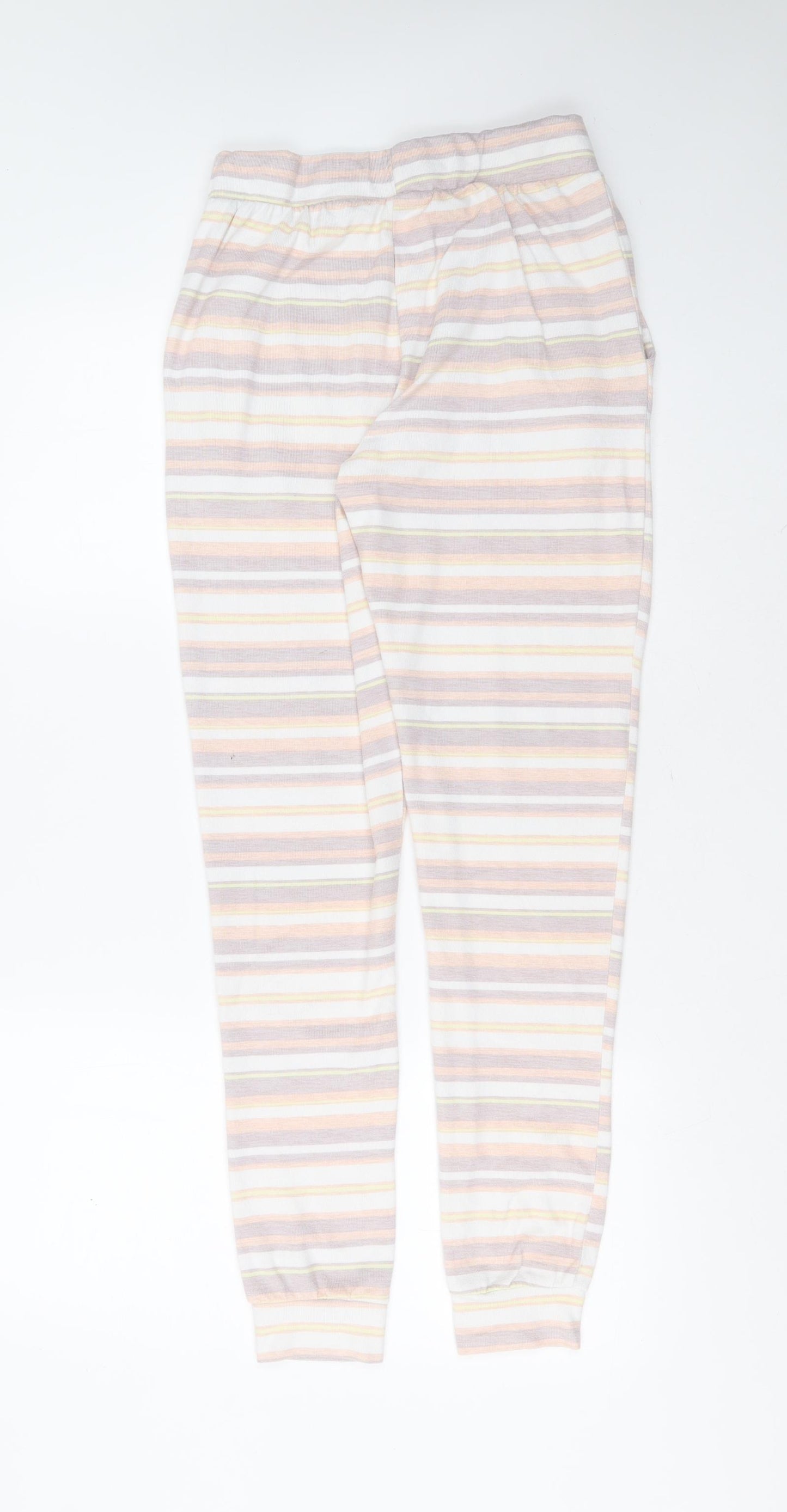 George Womens Multicoloured Striped Polyester  Pyjama Pants Size 8