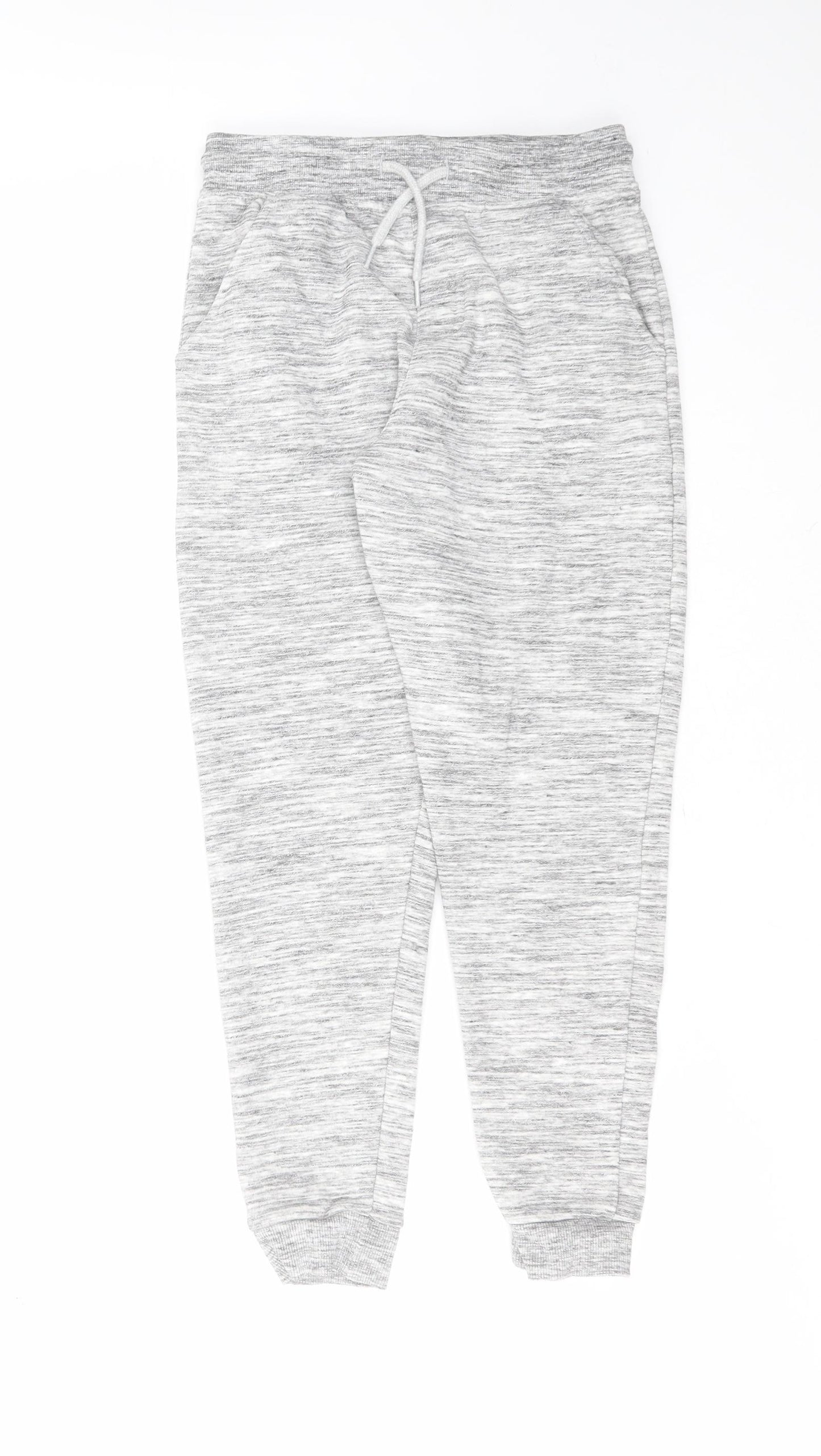 George Boys Grey  Cotton Jogger Trousers Size 10-11 Years  Regular Drawstring