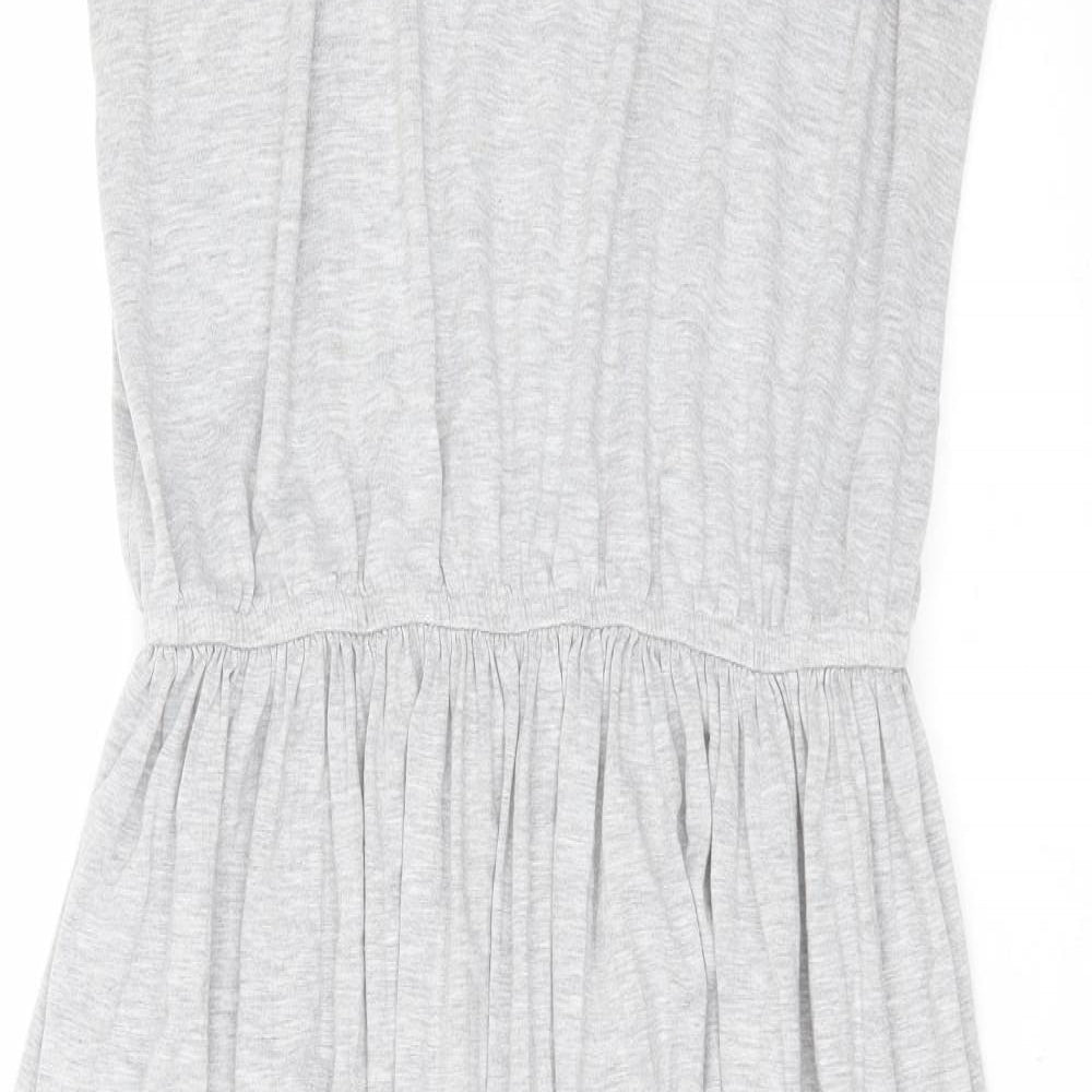 Primark Womens Grey  Polyester Maxi  Size 20  Round Neck