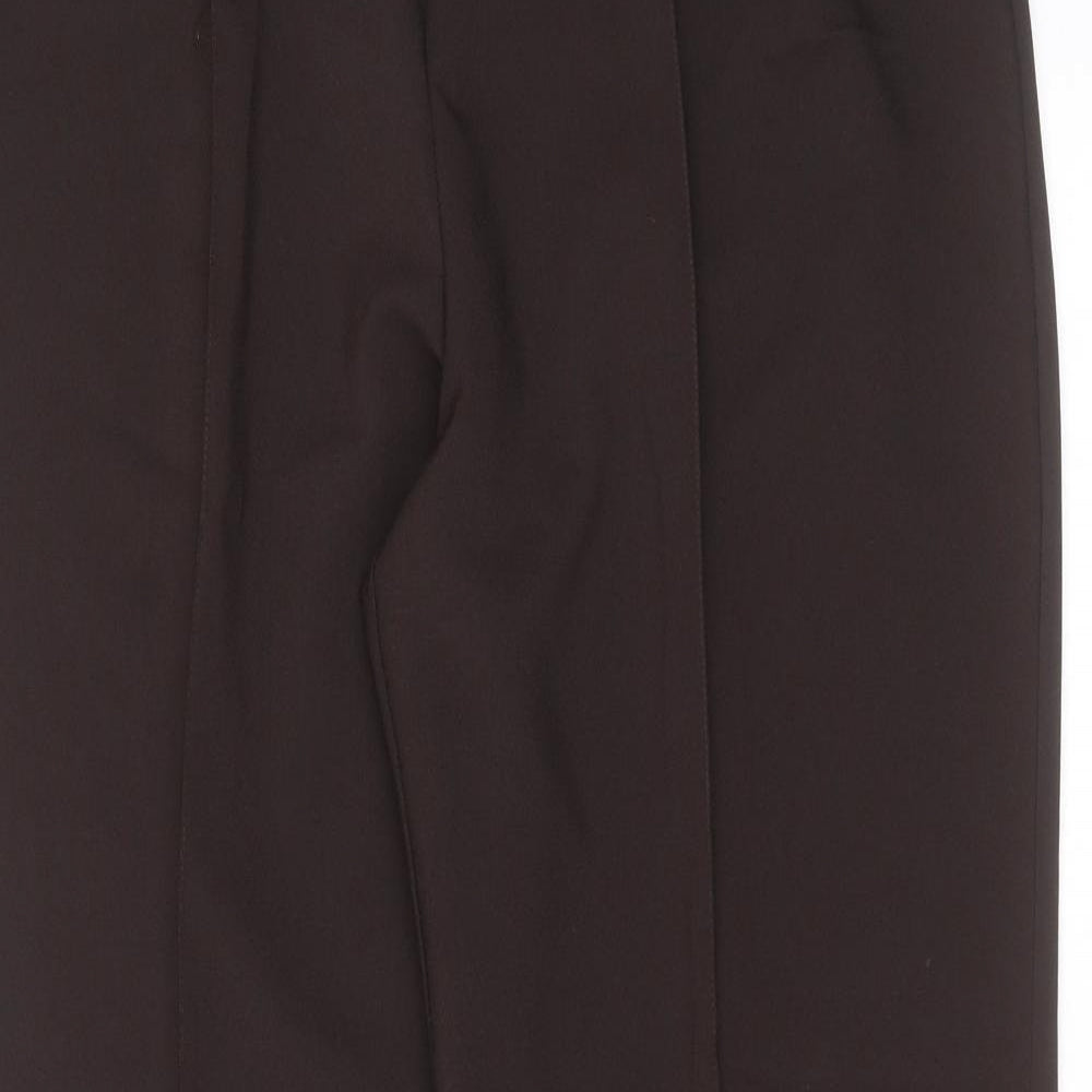 Per Se Womens Brown  Polyester Trousers  Size 18 L29 in Regular