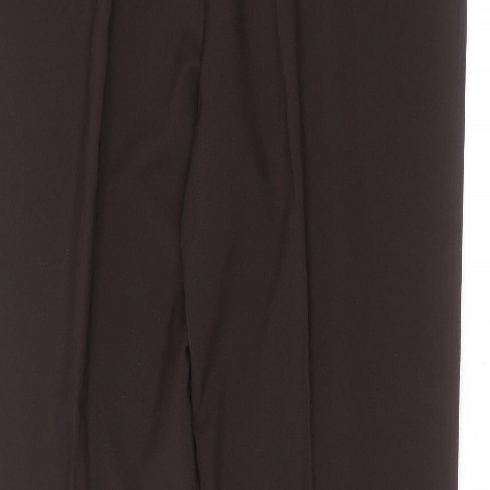 Per Se Womens Brown  Polyester Trousers  Size 18 L29 in Regular