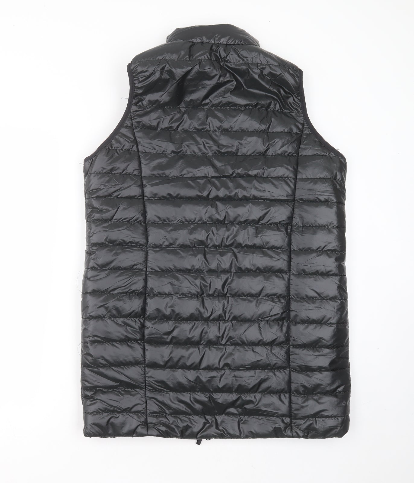 Boohoo Womens Black   Gilet Jacket Size 10  Zip