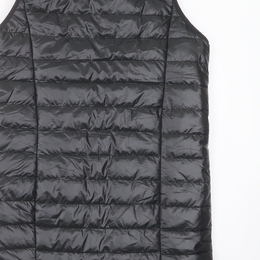 Boohoo Womens Black   Gilet Jacket Size 10  Zip