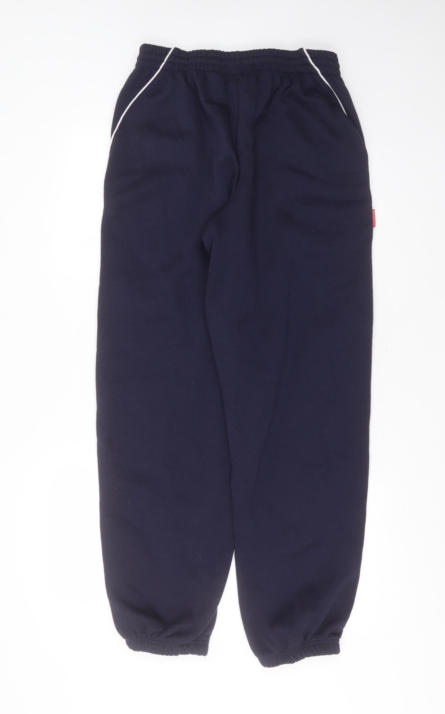 Slazenger Mens Blue  Polyester Jogger Trousers Size L L32 in Regular Drawstring