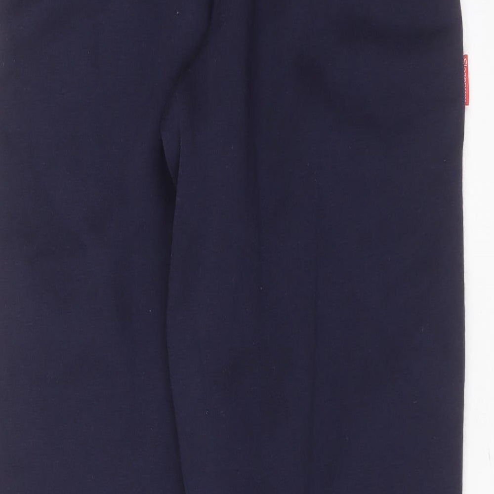 Slazenger Mens Blue  Polyester Jogger Trousers Size L L32 in Regular Drawstring