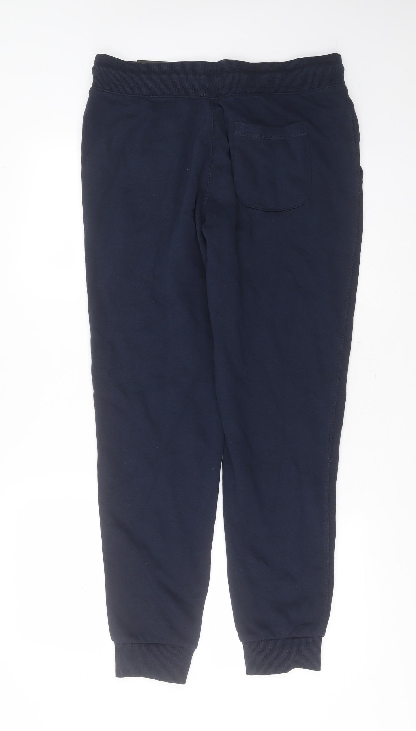 F&F Mens Blue  Cotton Jogger Trousers Size M L30 in Regular Drawstring