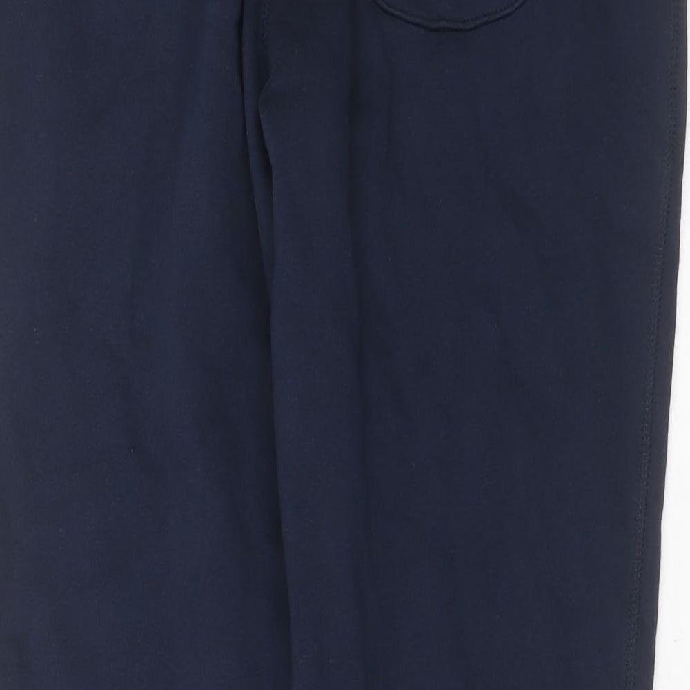 F&F Mens Blue  Cotton Jogger Trousers Size M L30 in Regular Drawstring