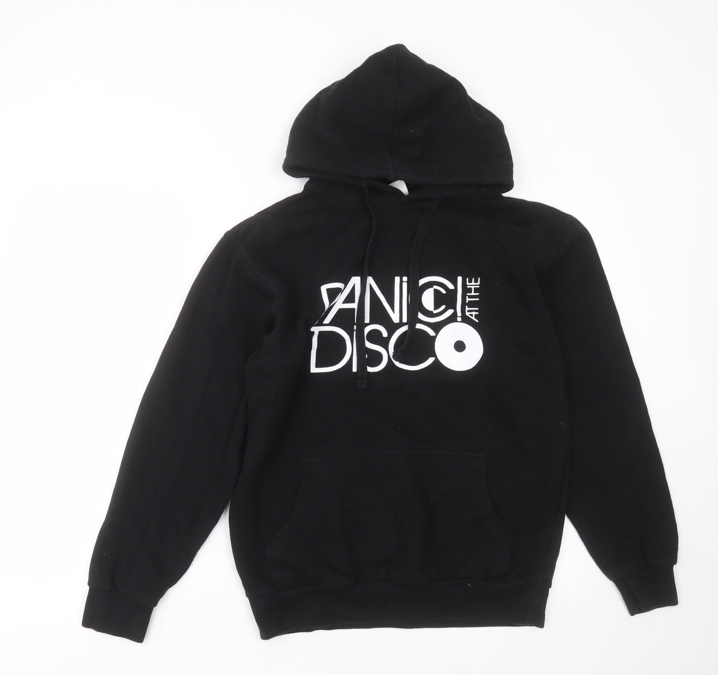 Famora Mens Black  Cotton Pullover Hoodie Size M   - Panic at the disco