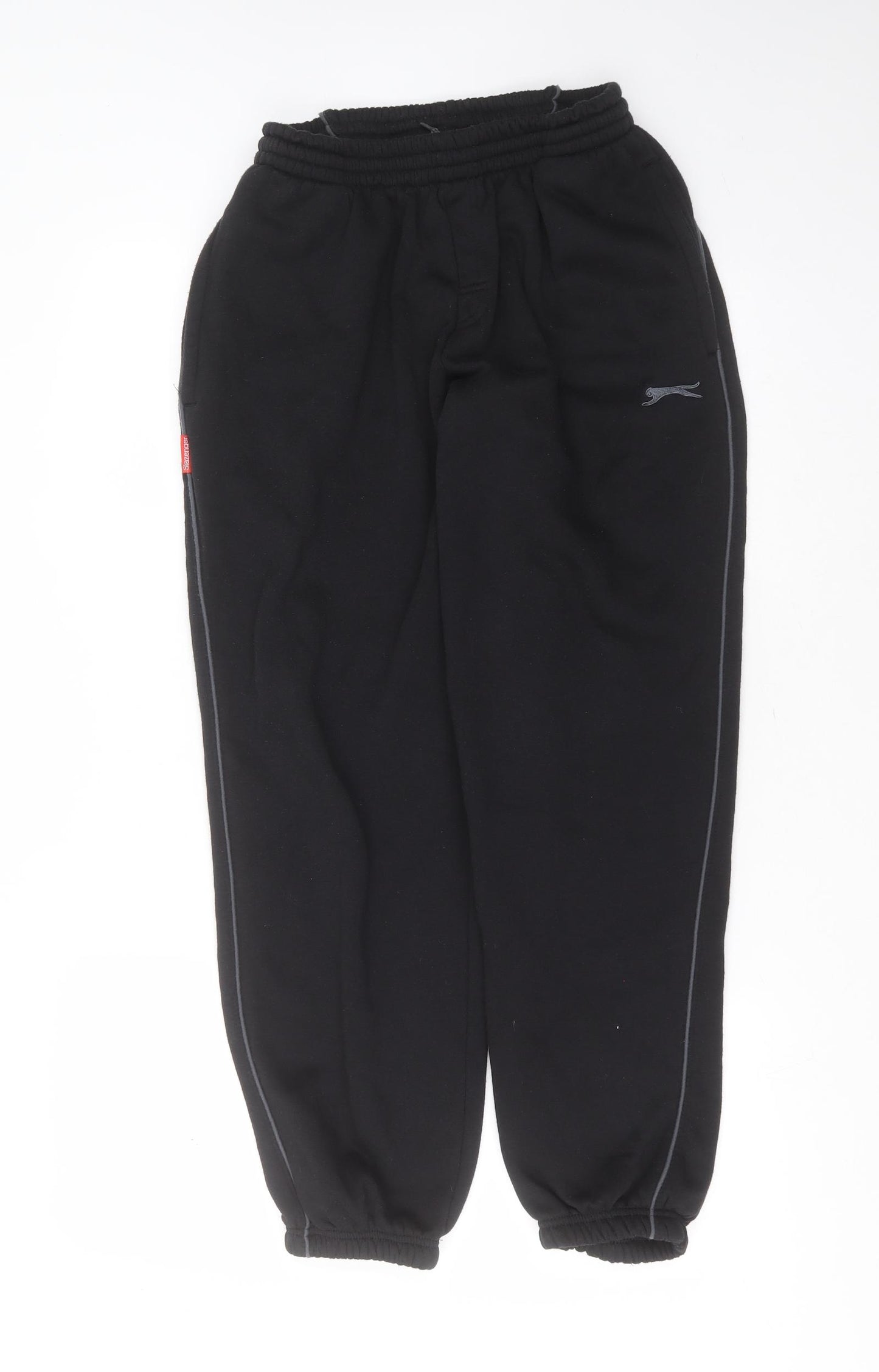 Slazenger Mens Black  Polyester Jogger Trousers Size M L29 in Regular