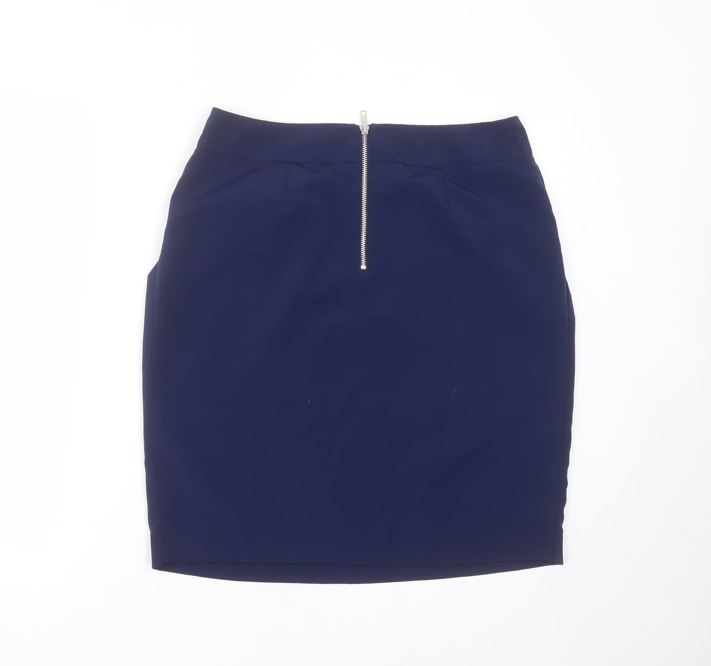 Linea Womens Blue  Polyester Straight & Pencil Skirt Size 12